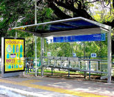 Original LG 65 inch 2500nits outdoor double side LCD Digital signage for bus shelter