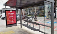 Factory Direct Sales 2500 Nits 75 Inch Outdoor Floor Standing Digital Signage For Bus Shelter