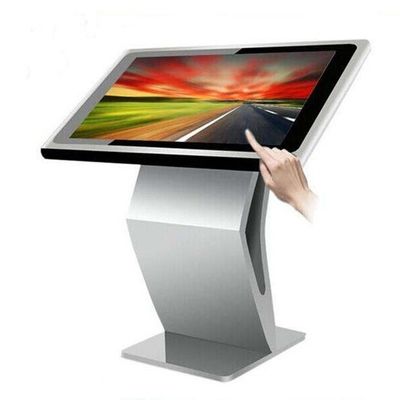 Floor Standing Large Screen Indoor LCD Touch Screen Information Kiosk Display For Mall