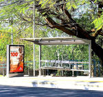 Cost-Effective 49 Inch Outdoor Digital Ads Signage 2500nits Brightness A For Bus Shelter