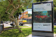 Cost-Effective 65 Inch Outdoor Digital Ads Signage 2500nits Brightness A For Bus Shelter