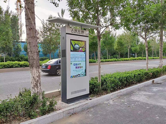 High Quality 75 Inch Outdoor Digital Ads Signage 2500nits Brightness A For Bus Shelter