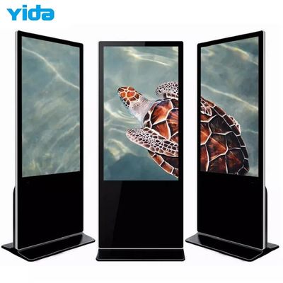 TFT Indoor Free Standing  55" 65" Lcd Digital Signage Totem LCD Screen Kiosk