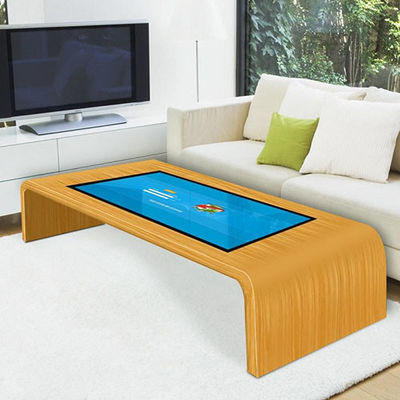 Waterproof Interactive 43 Inch Digital Touchscreen Table For Coffee Shop