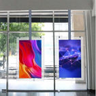 Ceiling Lifting Double Sided LCD Video Wall Panel LCD Advertising Digital Signage