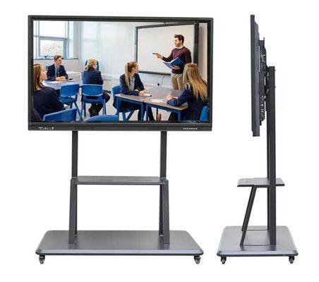 75 Inch 4K Interactive Digital Signage Kiosk Teaching Whiteboard For Meeting Room