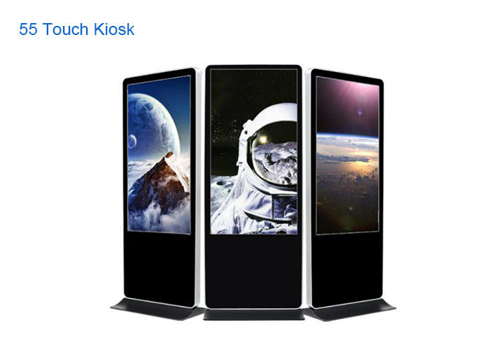 55 Inch Floor Standing LCD Touch Screen Advertising Display Digital Signage