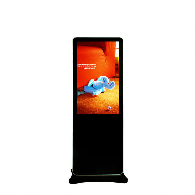 75 Inch Floor Standing Digital Signage 178 Degree Visible Angle For Indoor Ad