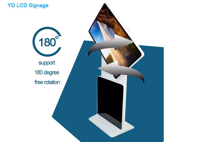 1080P Free Standing HD Interactive Lcd Touch Screen Kiosk Android System 8ms Response Time