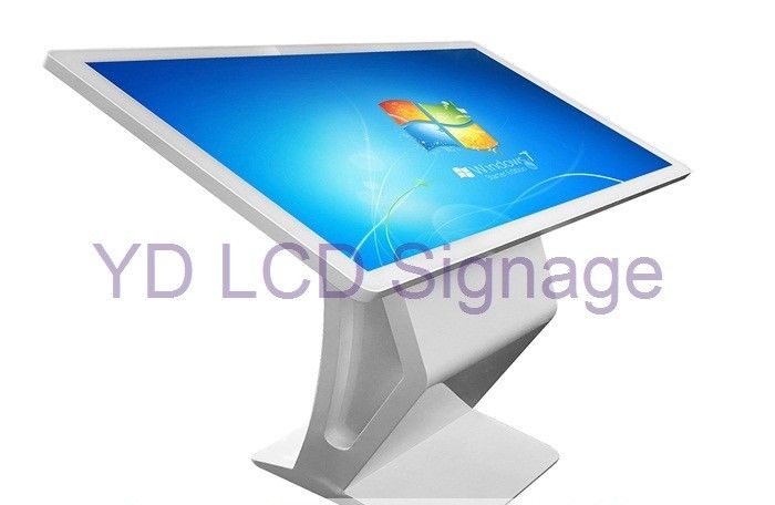 OEM Floor Standing LCD Touch Screen Kiosk Android X86 Operating System For Mall