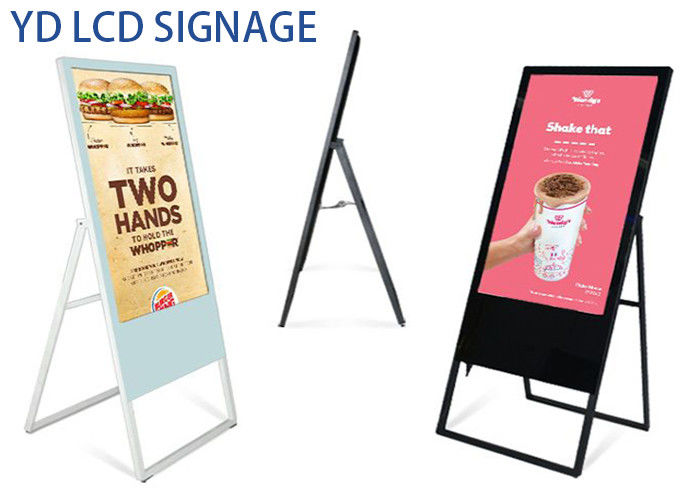 Indoor Portable Floor Standing Lcd Advertising Display 47/49 Inch LCD Poster Screen