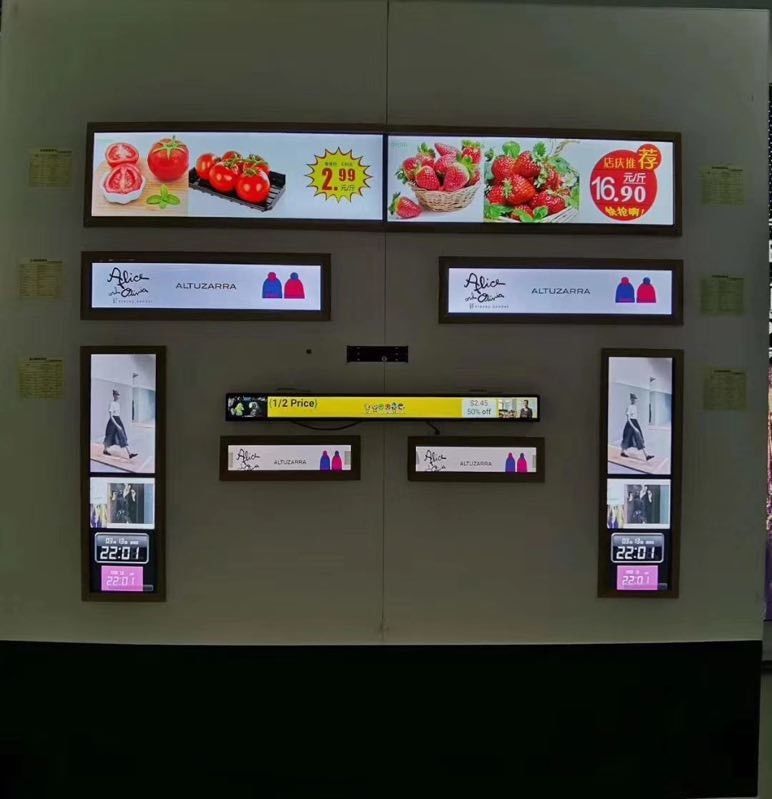 HD Wall Mounted Digital Signage 400 Nits Brightness For Indoor Advertising