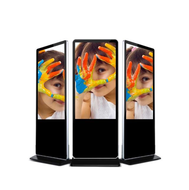 Floor Standing LCD Display Touch Screen Indoor Android Advertising TV Sinage Digital Information Retail Totem