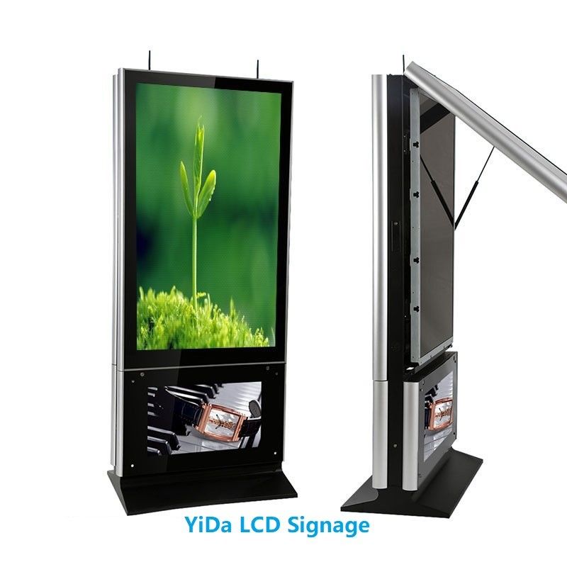 Double Sided 400cd/m2 1920x1080 55" LCD Advertising Players