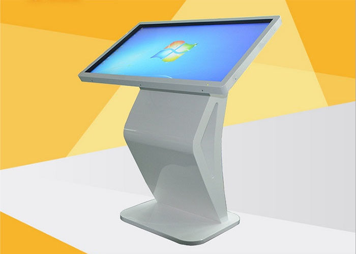 Horizontal Windows OS Touch Screen LCD Kiosk With PC Build In LCD Display Information Kiosk